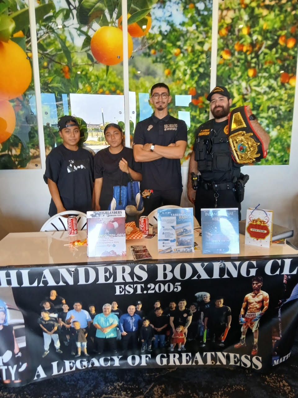 HBC team out in the community
