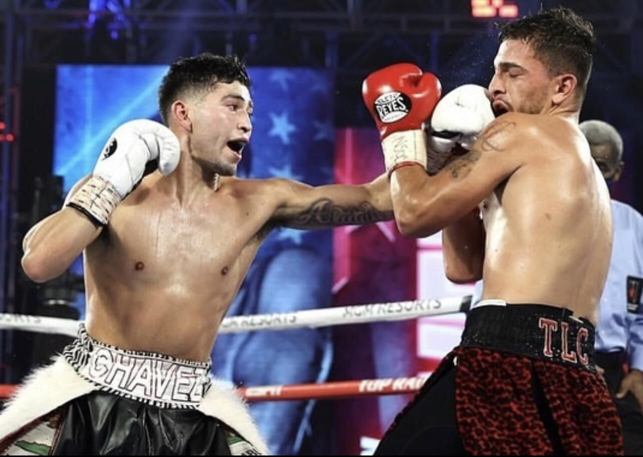 Anthony C Chavez during a professional bout
