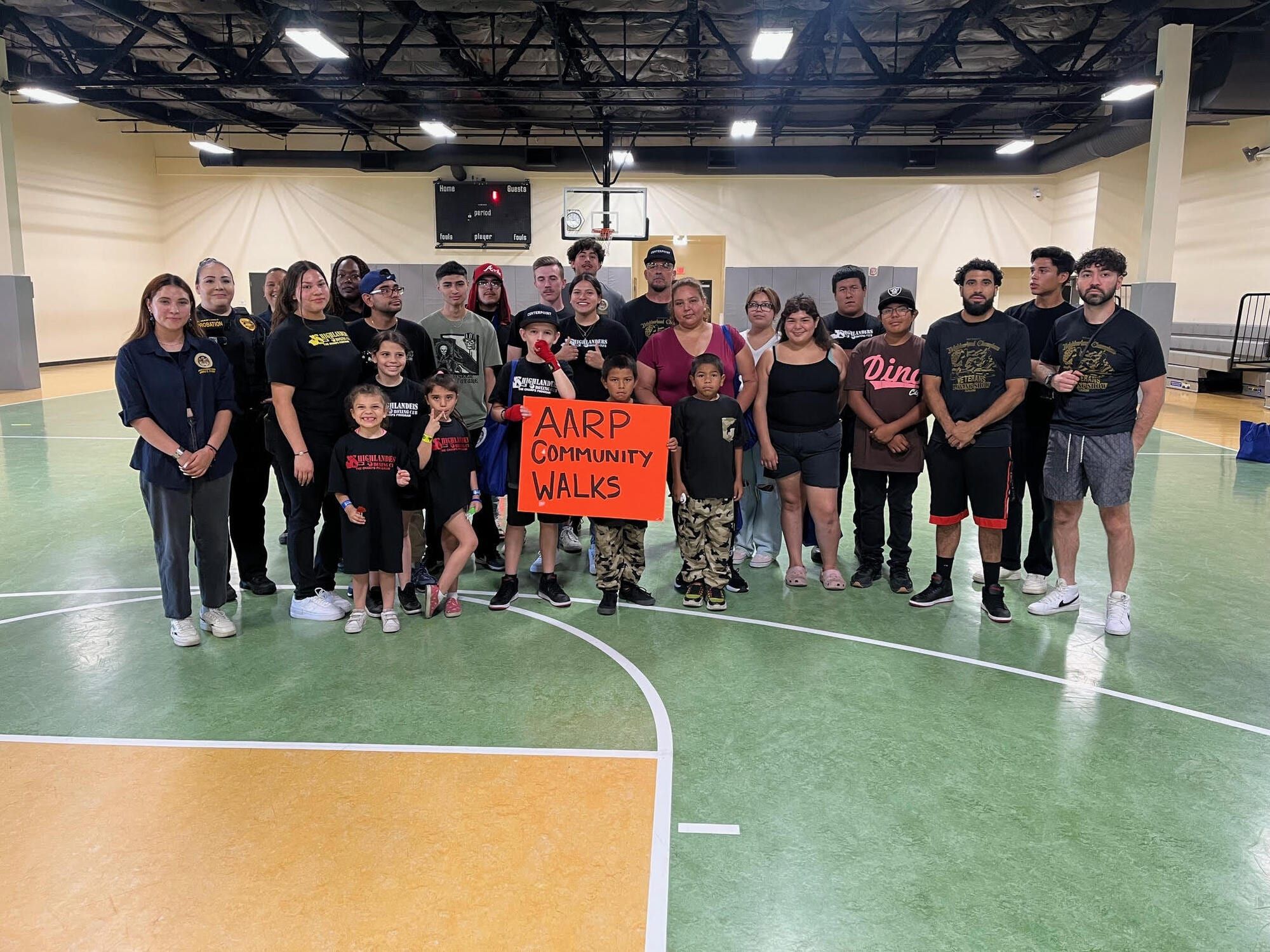 Safety education session in the community