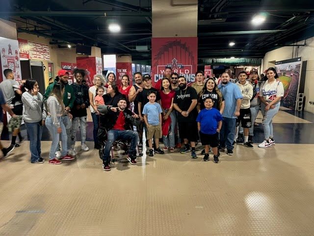 Sponsors at a boxing event