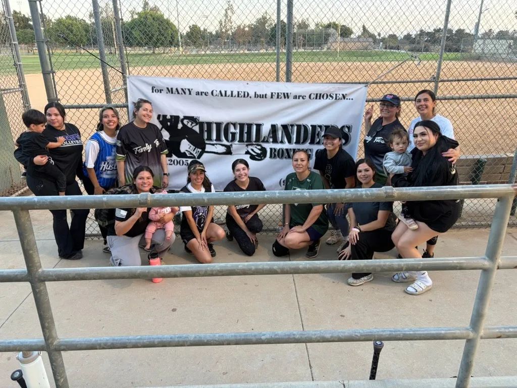 HBC young girls and women's mentoring group at a Highlanders community outing