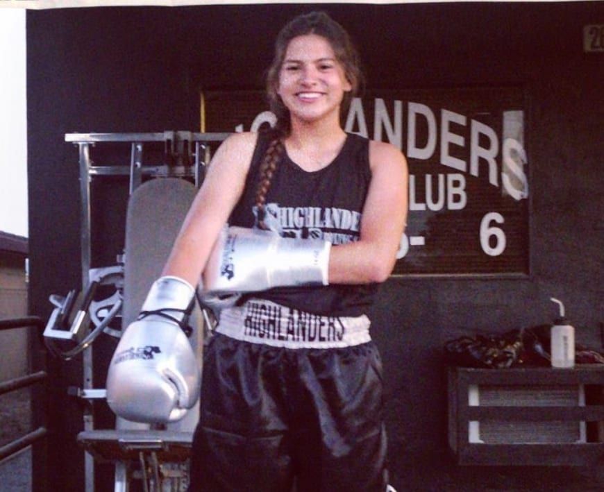 Young HBC athlete in the ring